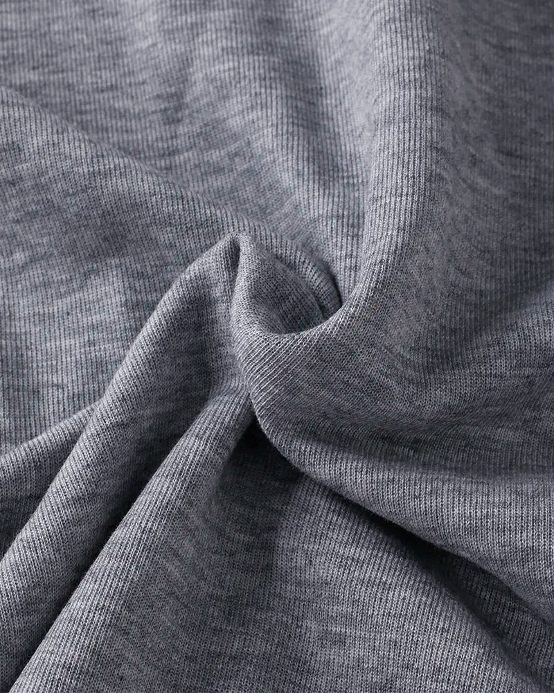 Hoodie Einfarbig Lässig Kurzarm