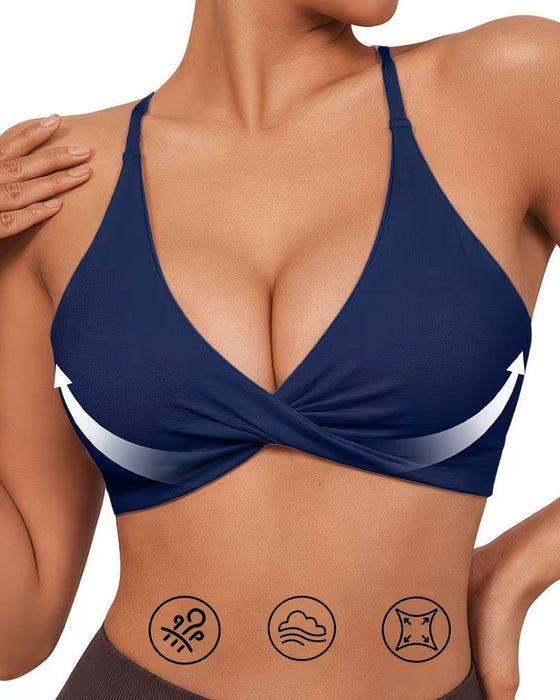 Sport-BH mit Twist-Front