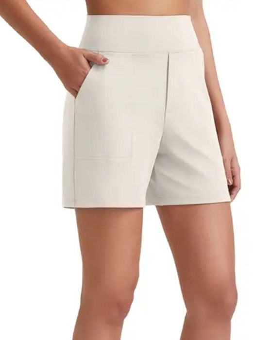 Shorts Hohe Taille Sportlich Laufen