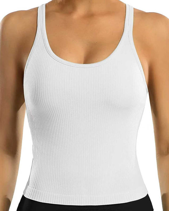 Tanktop Mit Eingebautem Bh Und Racerback