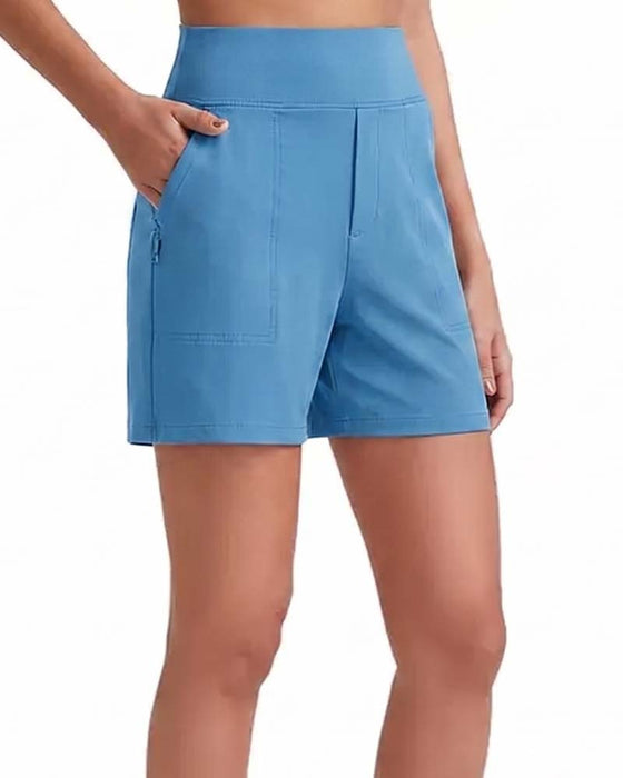 Shorts Hohe Taille Sportlich Laufen