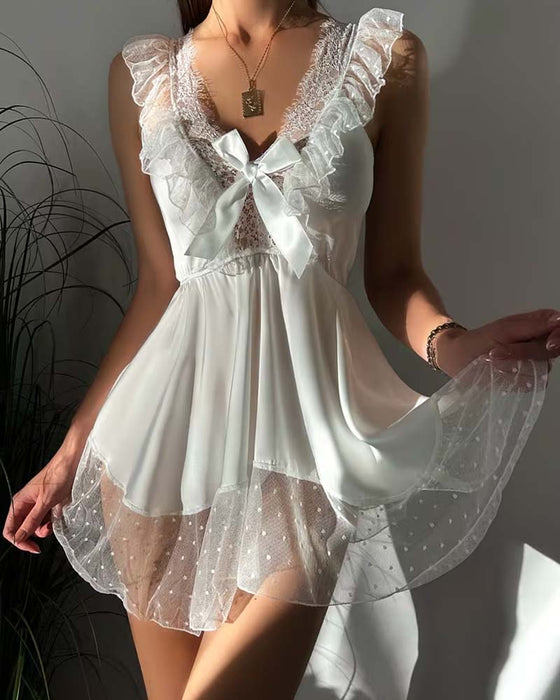 Lingerie Spitzenbesatz Rücken Frei Träger