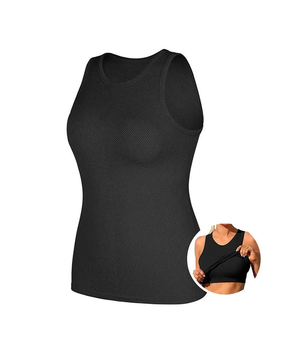 Sportliches Tanktop Mit Eingebautem Bh