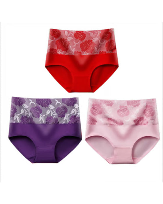 🔥 Damen-Slip Mit Hoher Taille Und Bauchkontrolle Aus Reiner Baumwolle In Übergröße