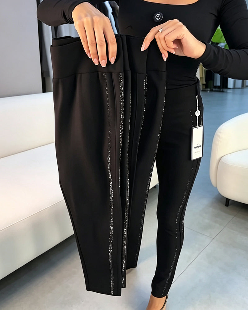 Bleistifthose Feiner Schimmer Slim Fit Stretch