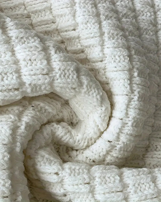 Mantel Langärmlig Spitzenbesetzter Pullover