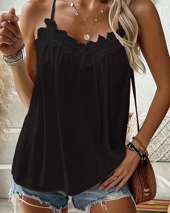 Cami Top Uni Farbe
