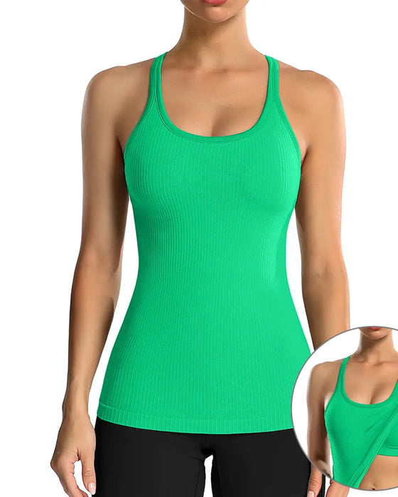 Tanktop Mit Eingebautem Bh Und Racerback