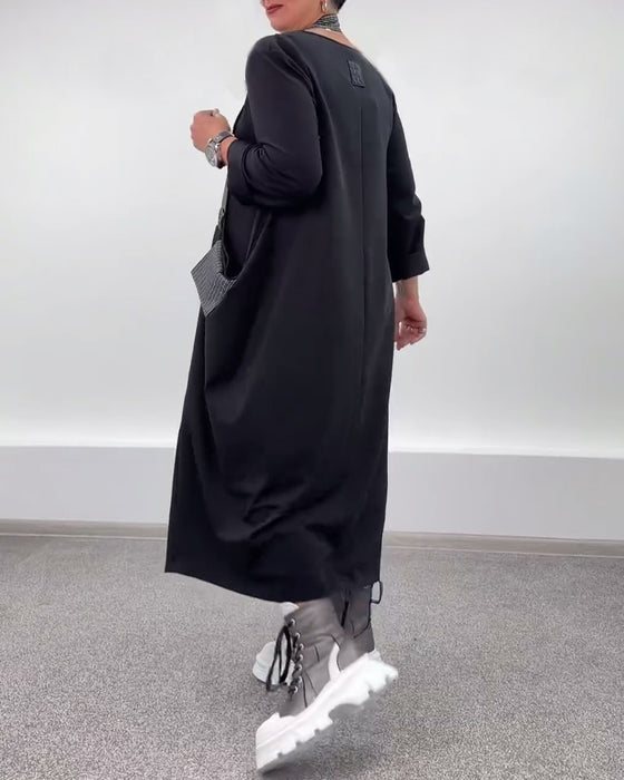 Kleid lässig Mode locker Neckholder