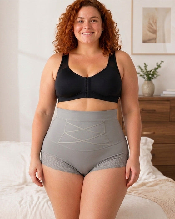 Damen-Shapewear-Slips Mit Kreuz-Bauchkontrolle