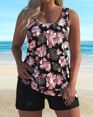 Tankini Strandurlaub Bedruckt Zweiteilig