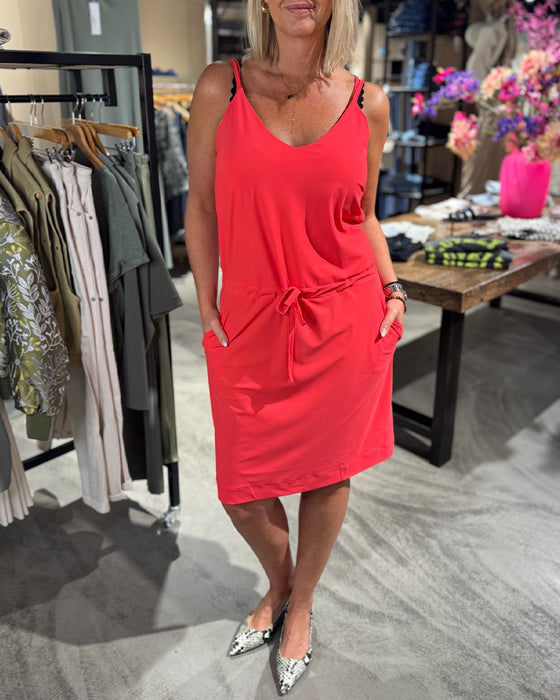 Kleid Lässig Träger