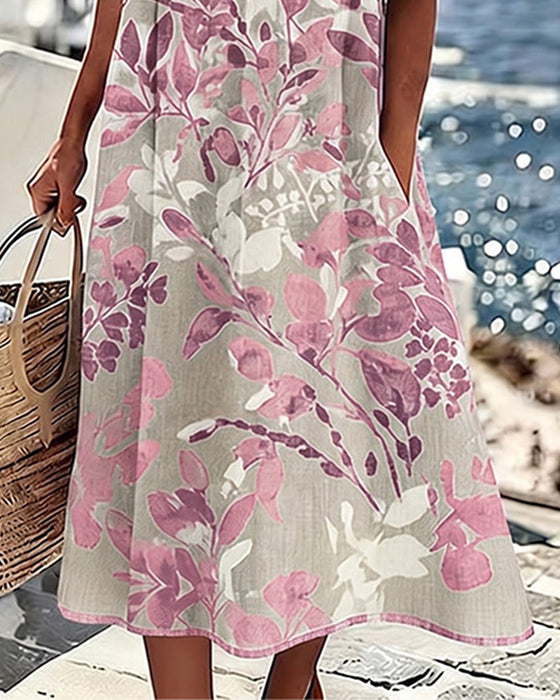Kleid Gedruckt Shift