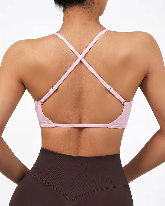 Sport-BH mit Twist-Front
