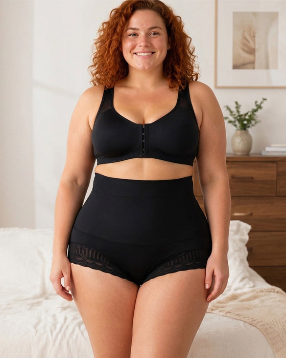Damen-Shapewear-Slips Mit Kreuz-Bauchkontrolle