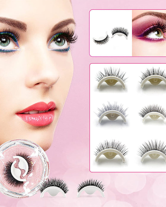 Wiederverwendbare selbstklebende Wimpern