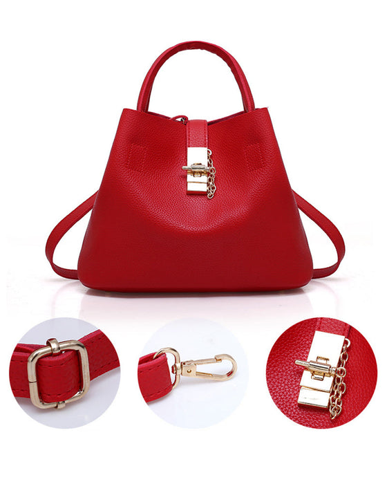 Modische Schultertasche Eimer-Tasche