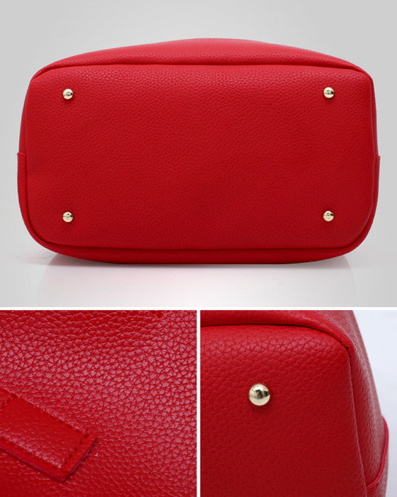 Modische Schultertasche Eimer-Tasche