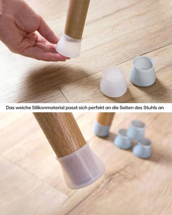 Schutzhülle aus Filztisch und Stuhl