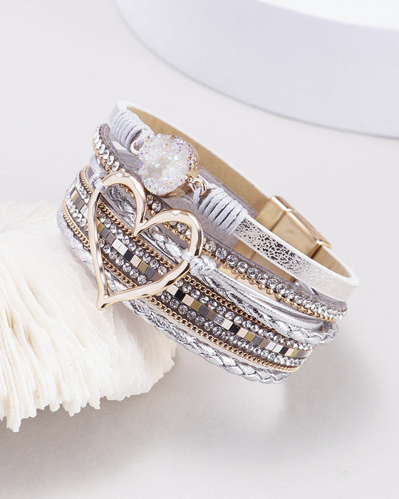 Böhmisches Herz-Armband