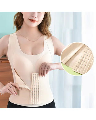 Schöner Rücken-BH mit Taille und Knöpfen