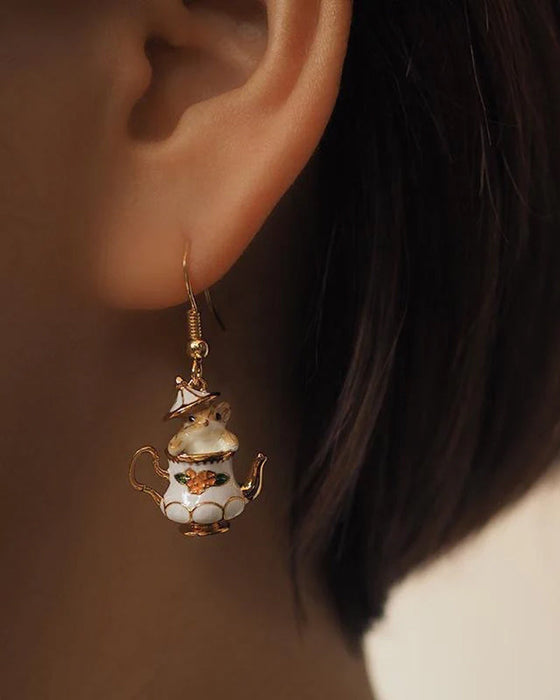 Maus in meinem Teekannen-Schmuckset