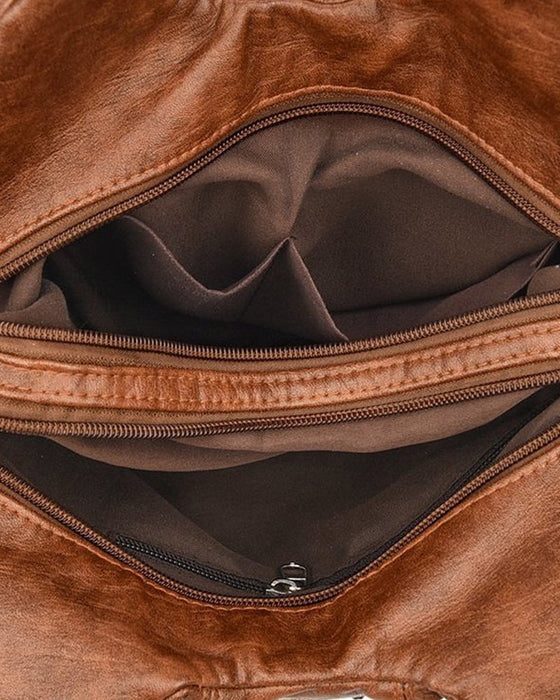 Vintage Umhängetasche aus weichem Leder