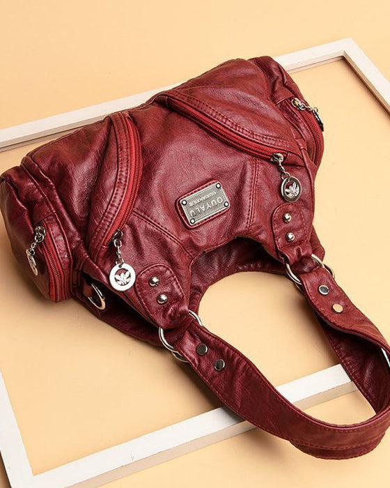 Vintage Umhängetasche aus weichem Leder