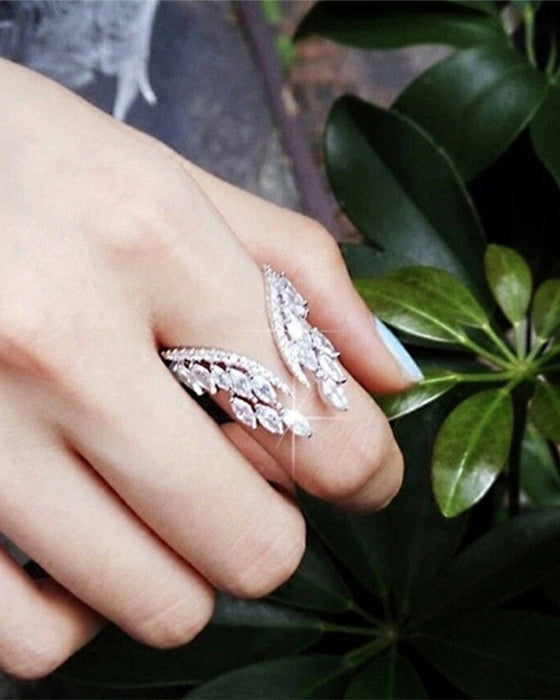 Engelsflügel-Ring und Armband