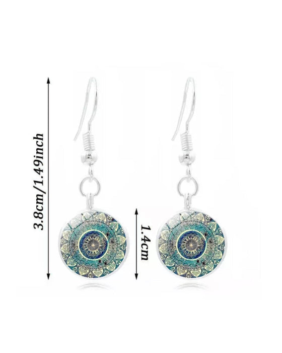 Mandala-blumenzeit-edelstein-halsketten-set