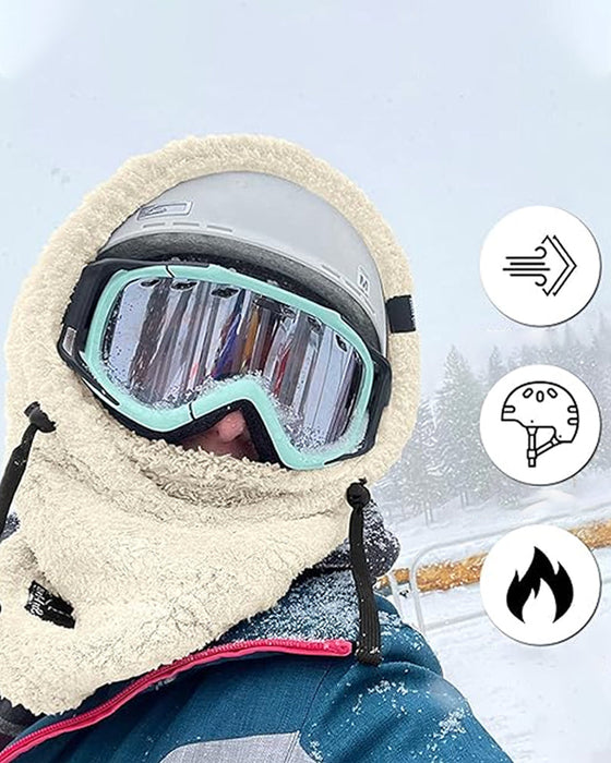 Sherpa-Kapuzen-Skimaske
