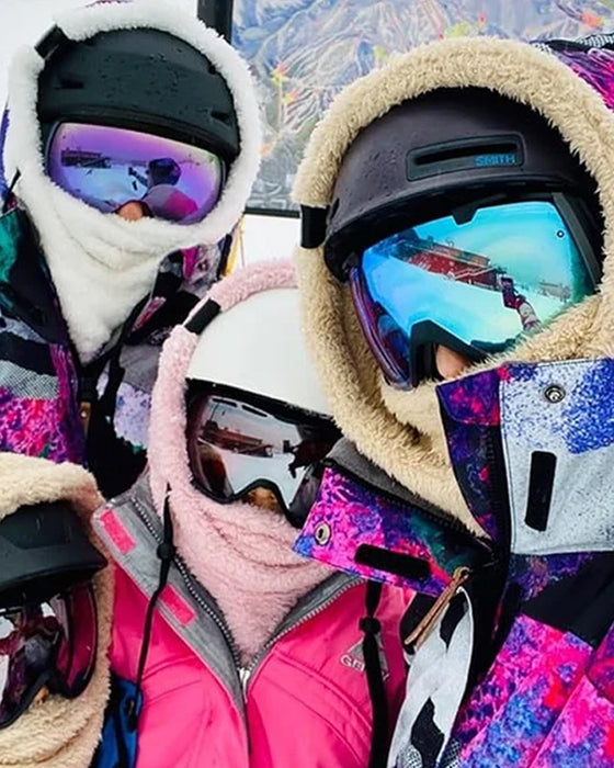 Sherpa-Kapuzen-Skimaske