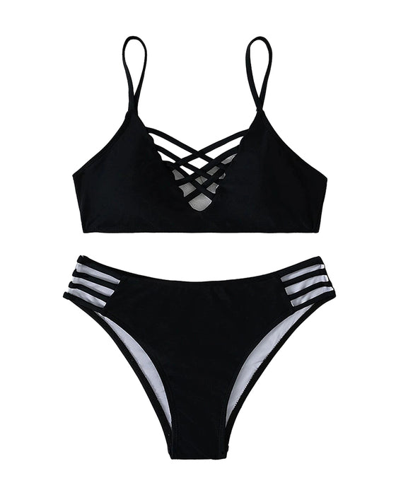 Sexy Hohl-Bikini für den Urlaub für Damen