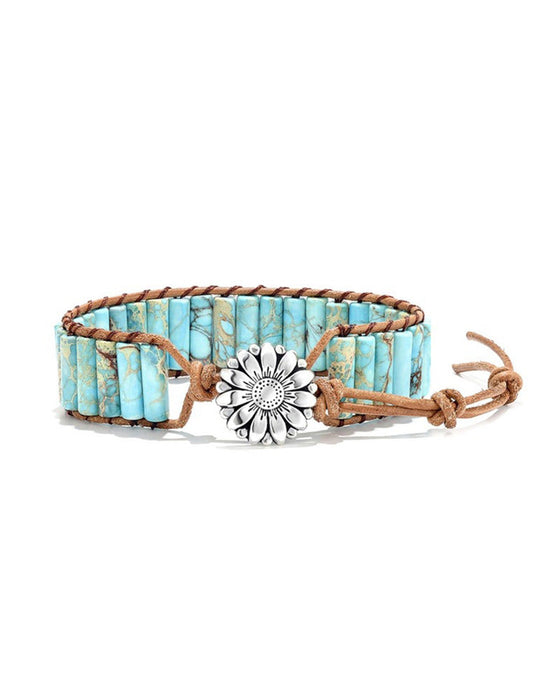 Steinarmband im Boho-Stil