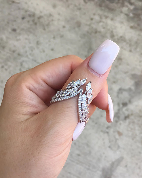 Engelsflügel-Ring und Armband