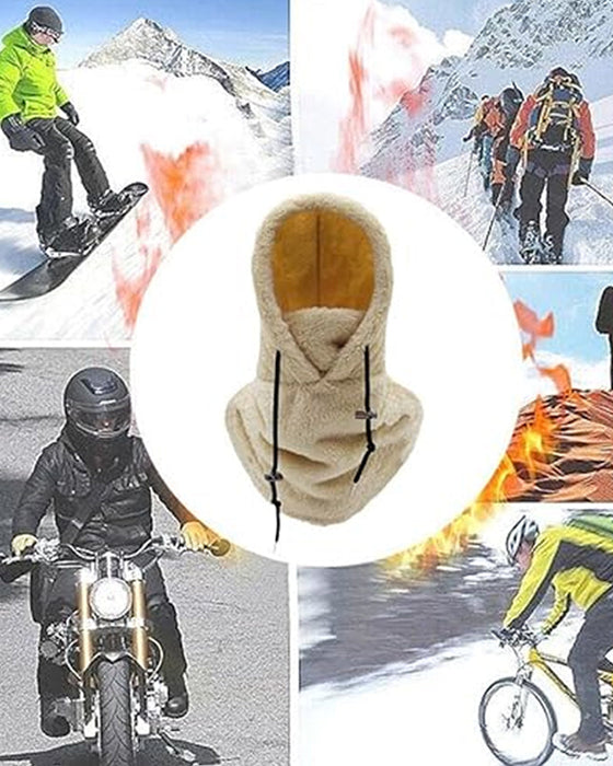Sherpa-Kapuzen-Skimaske