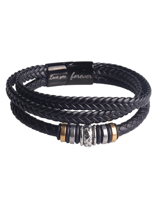 Ich werde immer bei dir sein, zweireihiges Armband