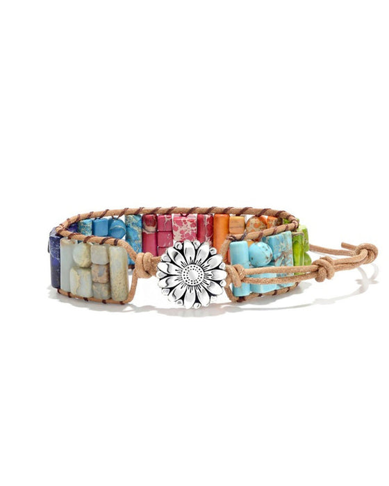 Steinarmband im Boho-Stil