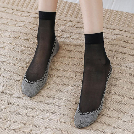 Rutschfeste Socken aus Baumwolle