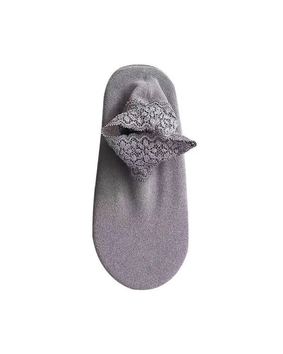 Neue warme Socken mit modischer Spitze