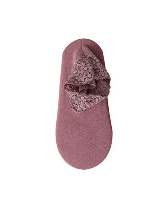 Neue warme Socken mit modischer Spitze