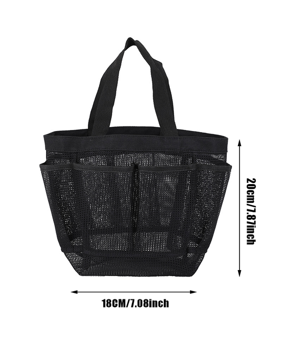 Netzhandtasche mit großem Fassungsvermögen