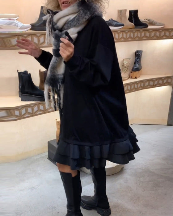 Kleid mit eleganter Silhouette und langen Ärmeln