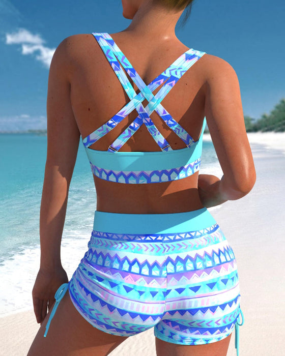 Bikini mit Verschlankung und hoher Taille